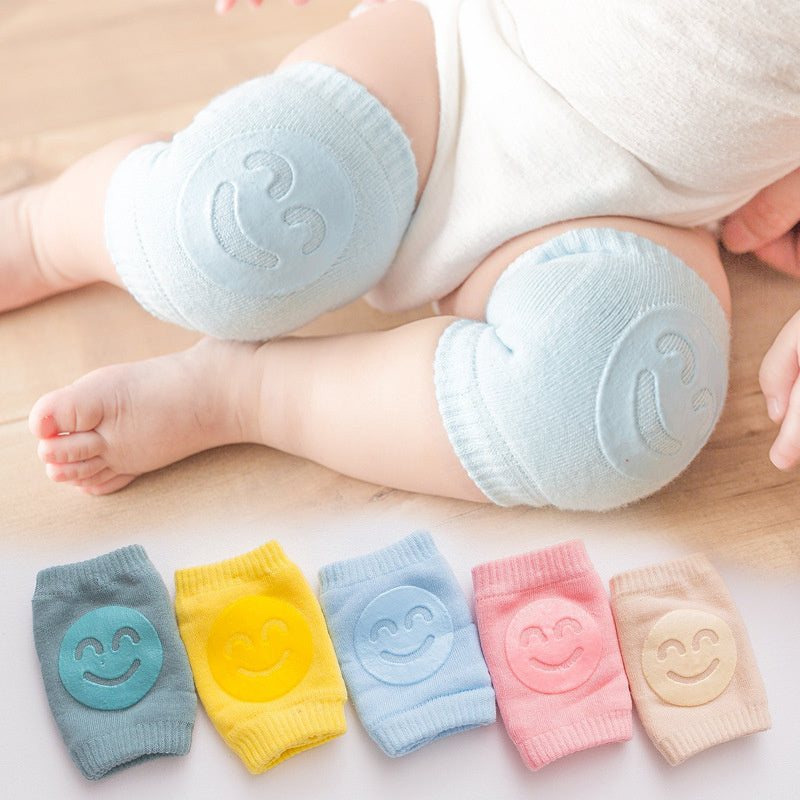 Summer Terry Baby Socks with Knee Pads – Anti-Slip Crawling Protection for Babies